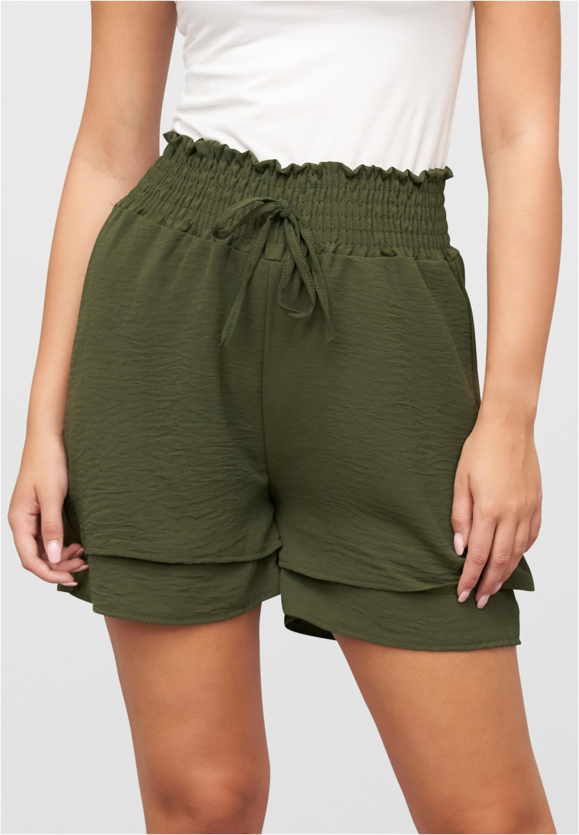 Musselin Shorts 2-Lagig mit Gummibund