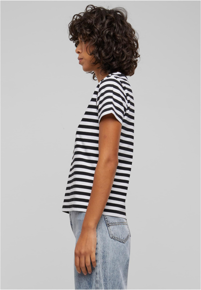 Ladies Regular Striped Tee