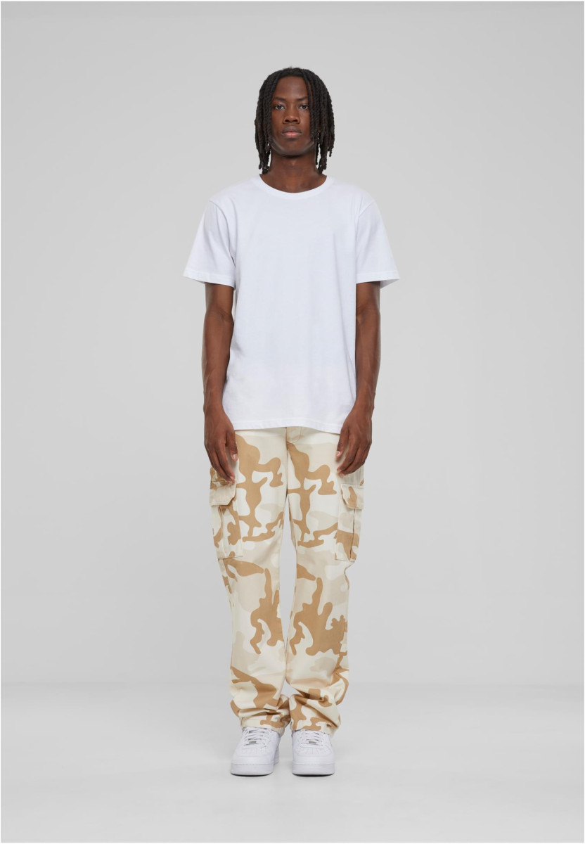 Straight Leg Camo Cargo Pants