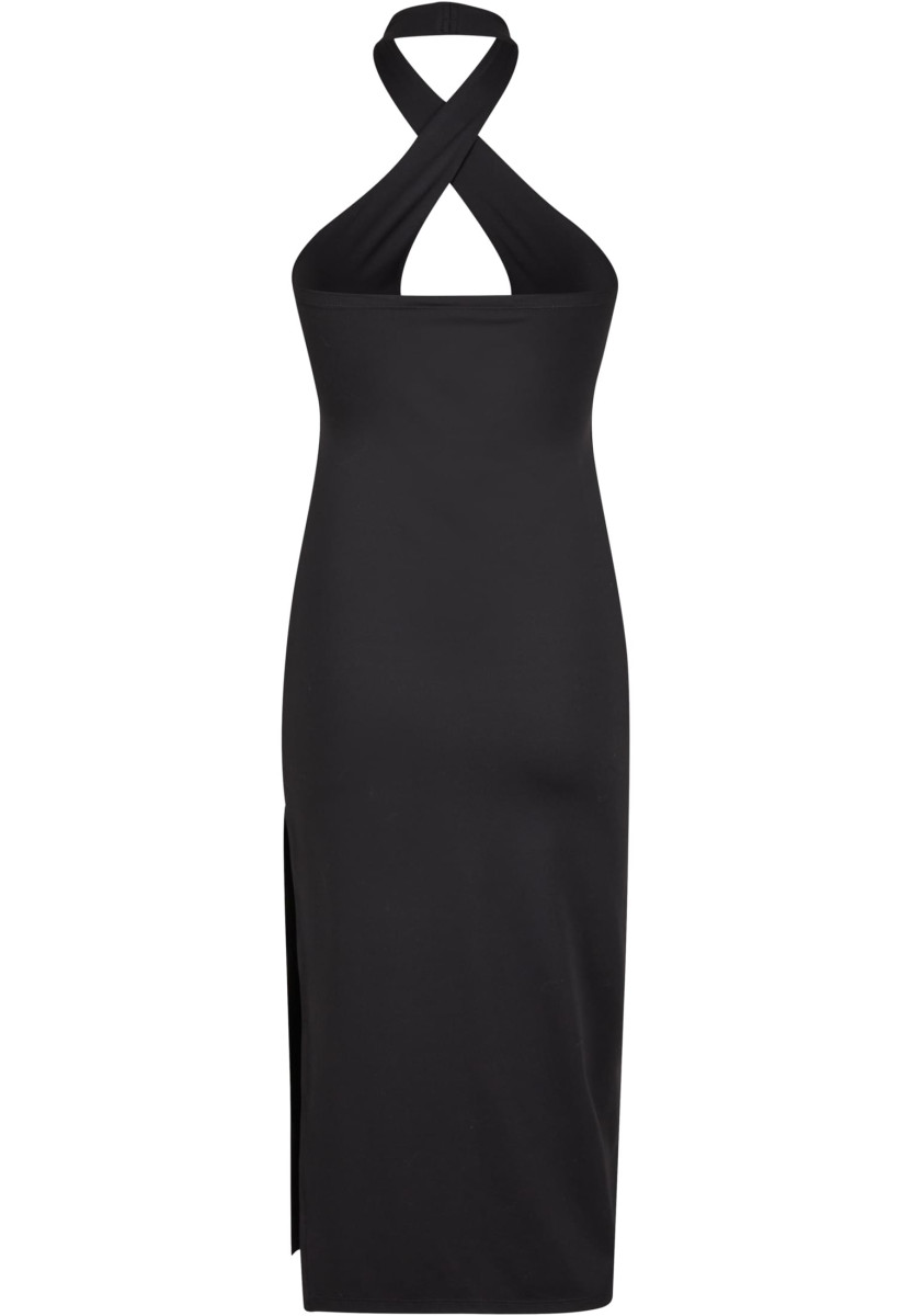 Ladies Crossed Neckholder Dress