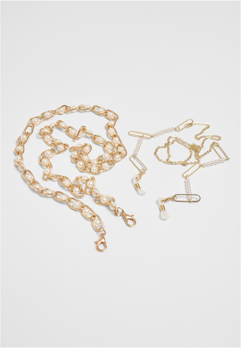 Multifunctional Chain With Pearls 2-Pack