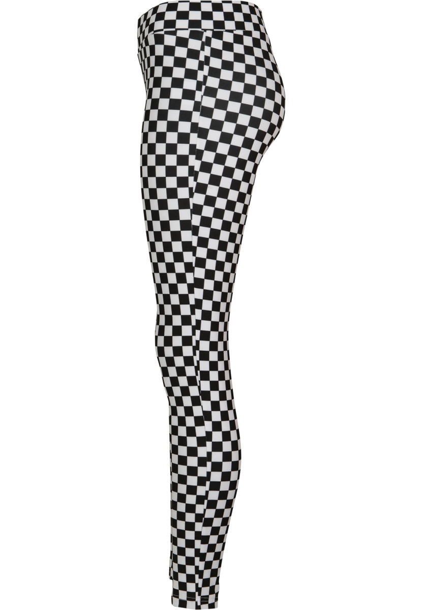 Ladies Check Pattern Leggings