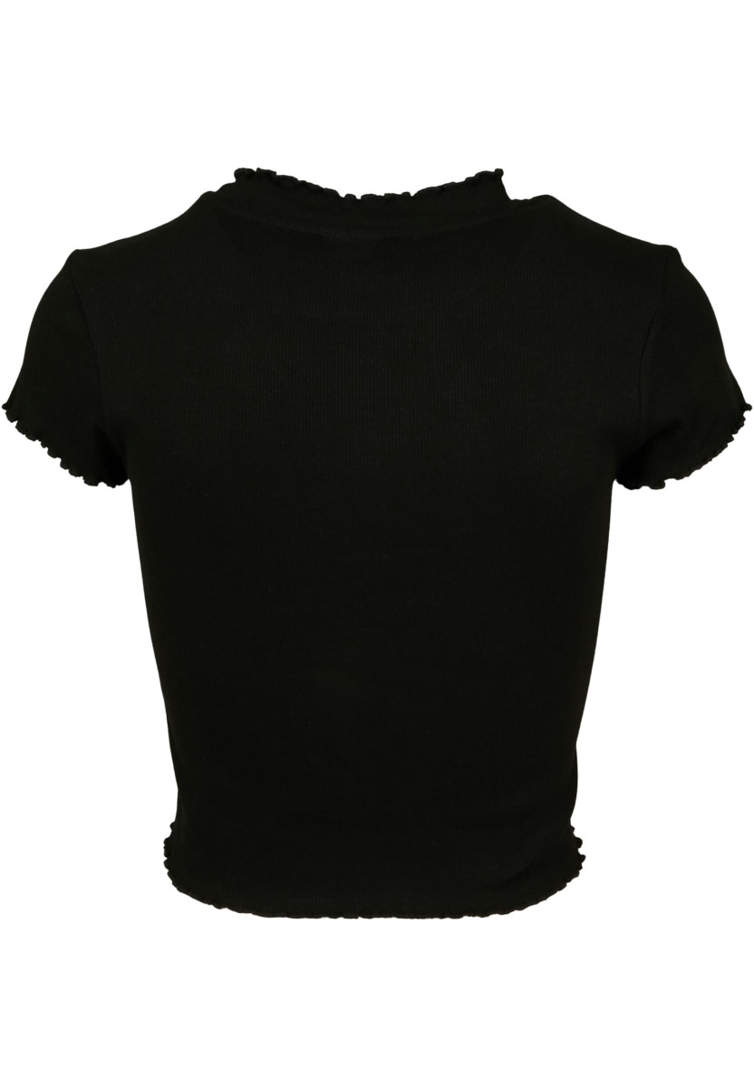 Ladies Cropped Rib Tee 2-Pack