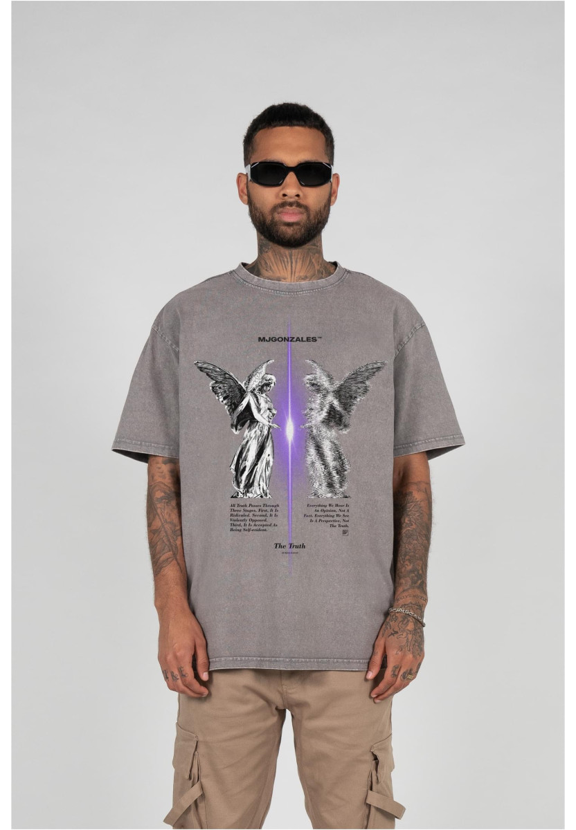 THE TRUTH V.1 x Acid Washed Heavy Oversize Tee