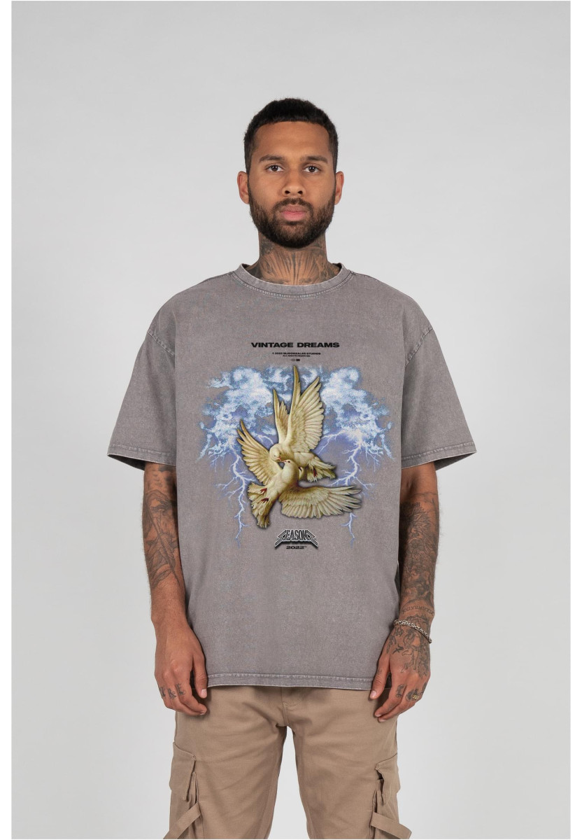 VINTAGE DREAMS x Acid Washed Heavy Oversize Tee