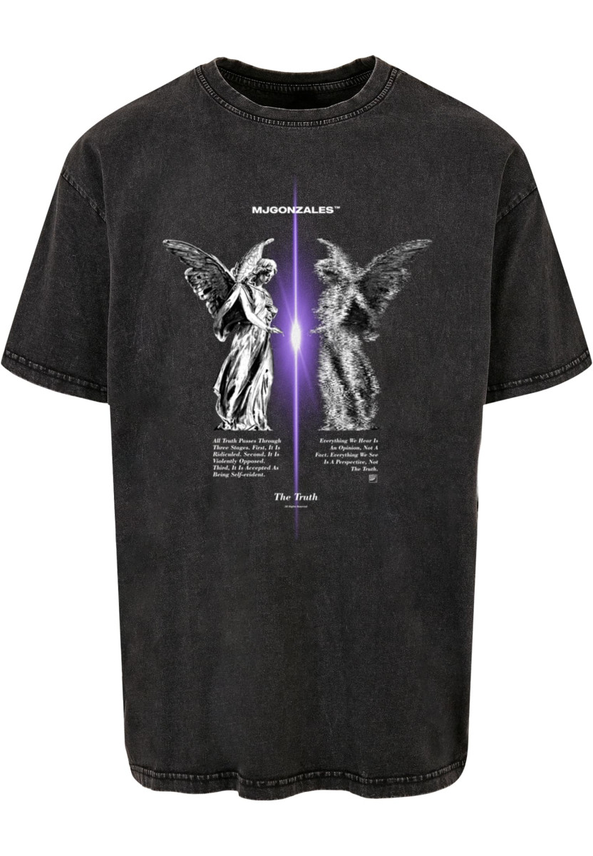 THE TRUTH V.1 Acid Washed Heavy Oversize Tee