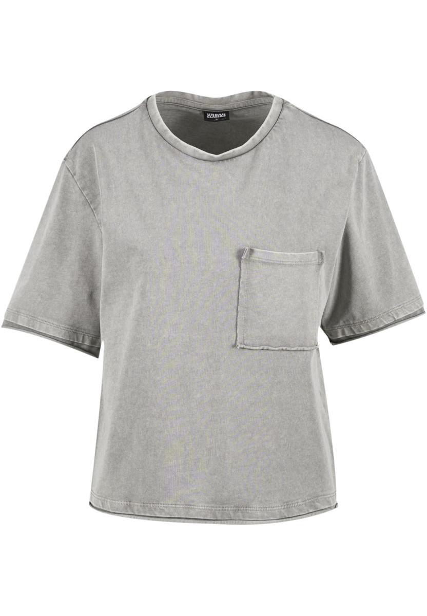 Ladies Washed Jersey Boxy Shirt