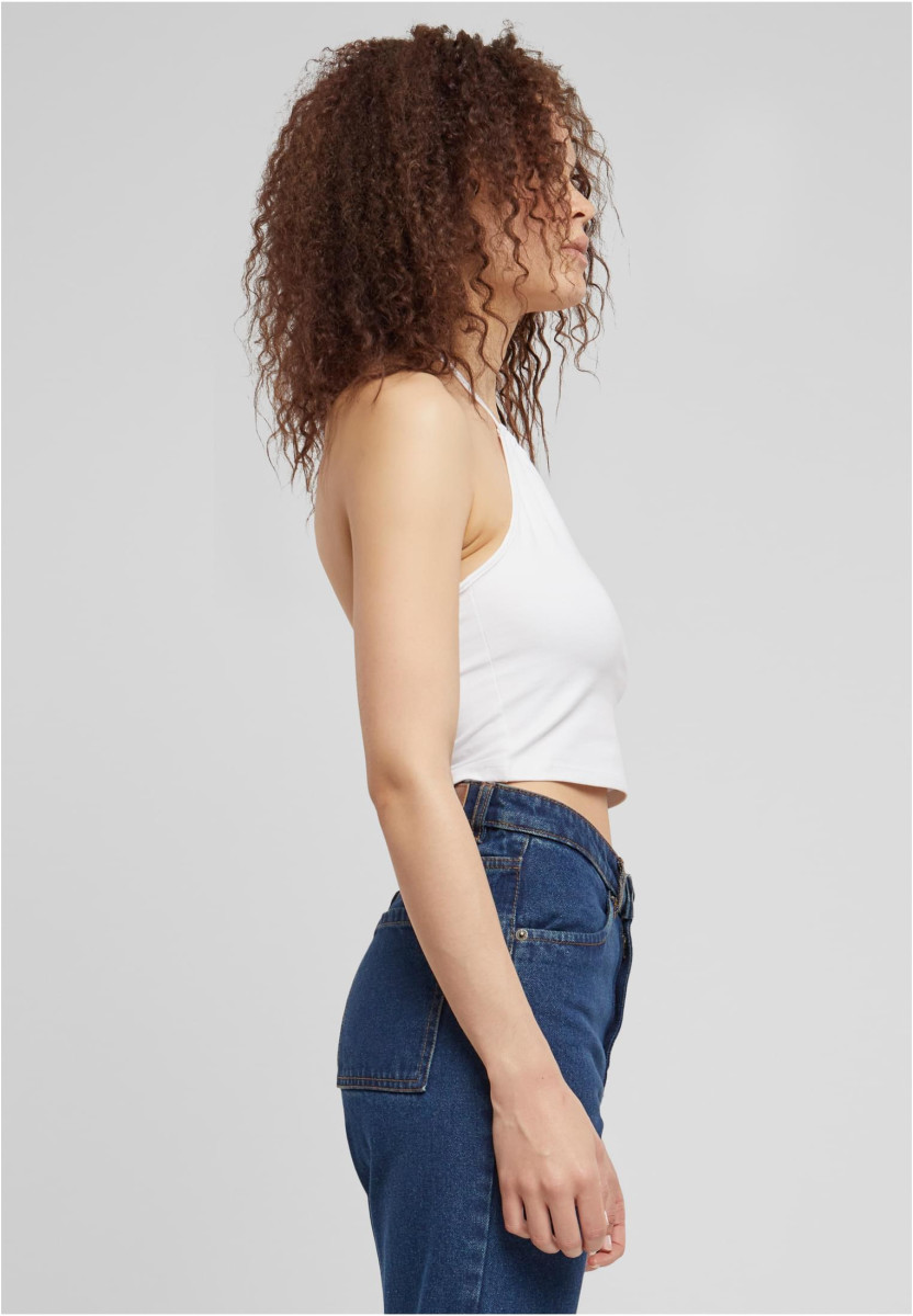 Ladies Cropped Neckholder Top 2-Pack