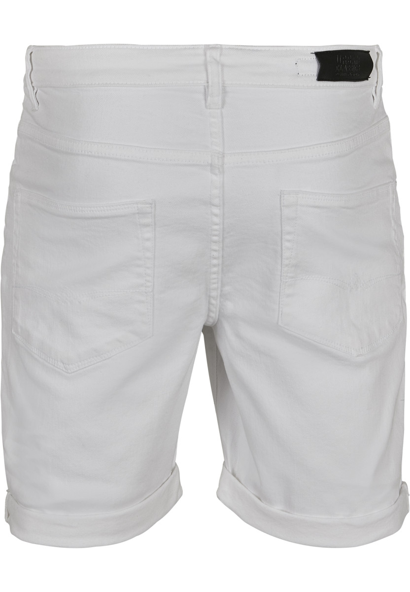 5 Pockets Slim Fit Denim Shorts