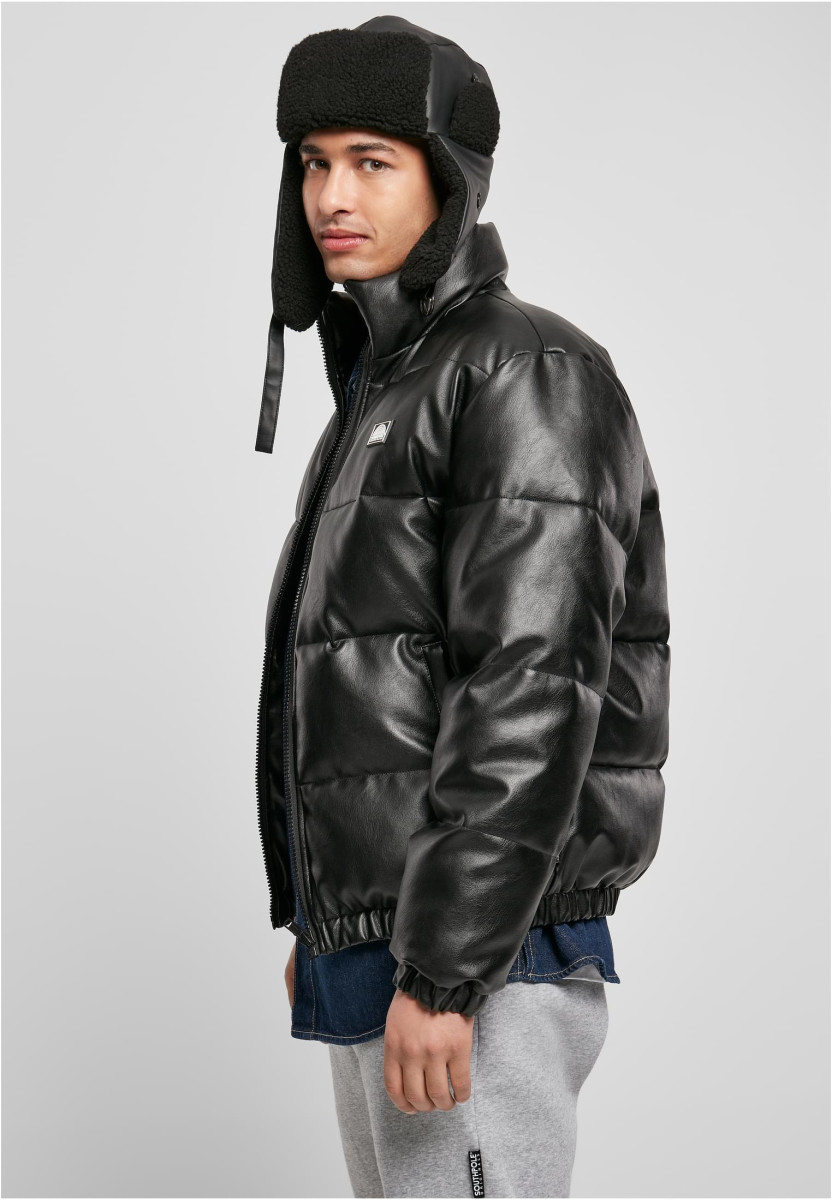 Southpole Imitation Leather Bubble Jacket