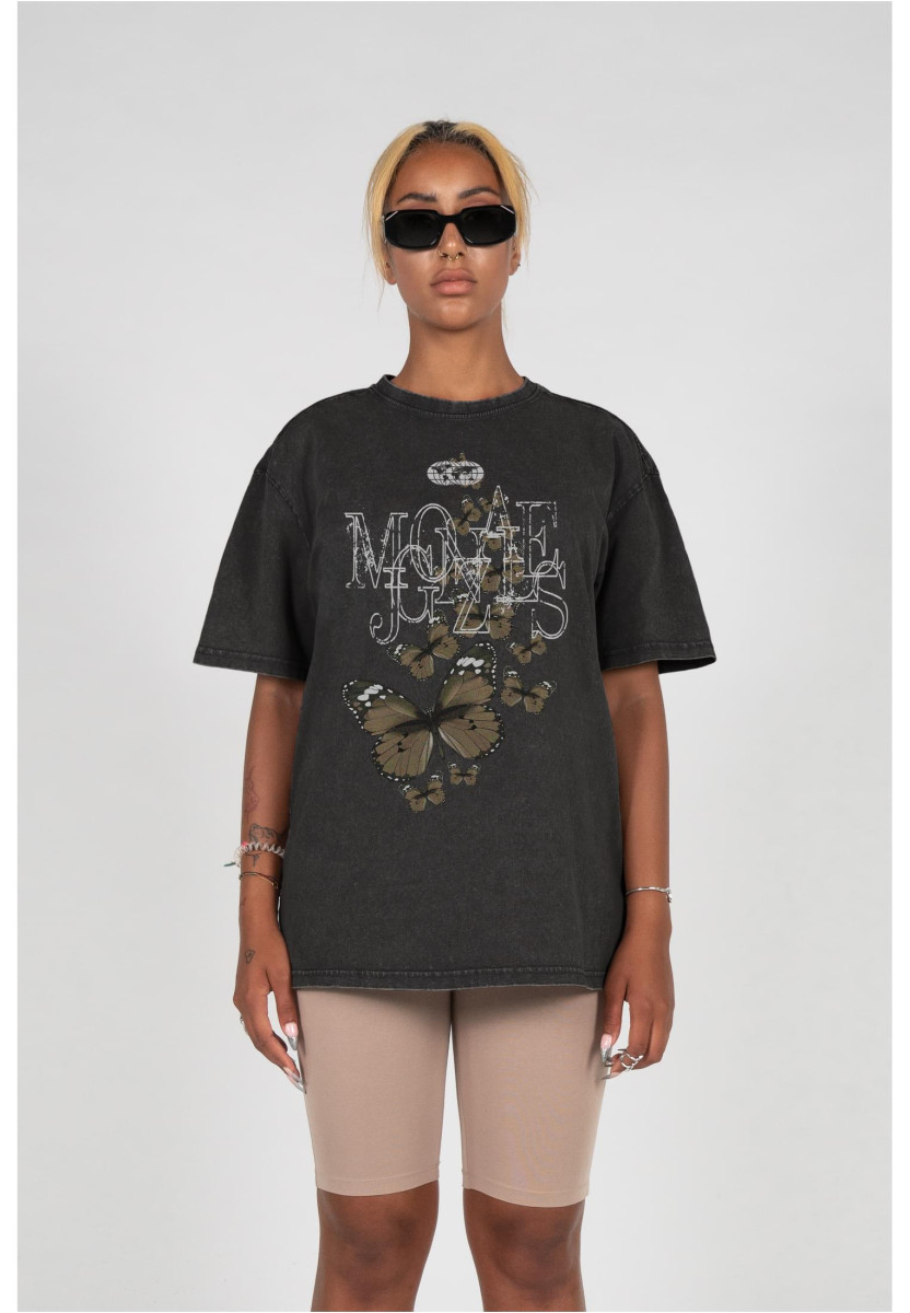 Ladies METAMORPHOSE V.8 Acid Washed Heavy Oversized Tee