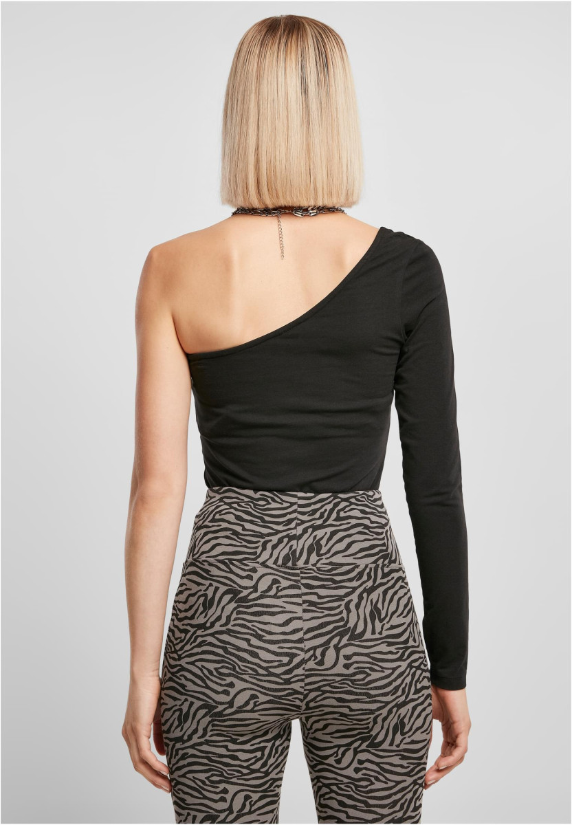 Ladies Organic Asymmetric One Sleeve Body