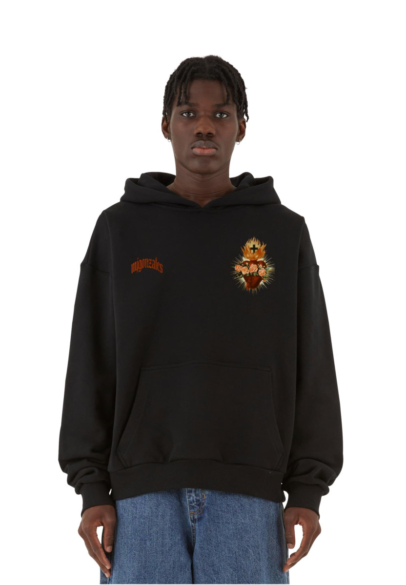 HEART x MJG HEAVY OVERSIZED HOODY