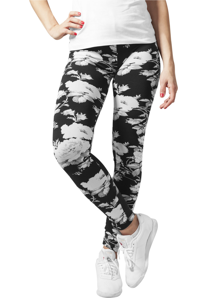 Ladies Flower Leggings