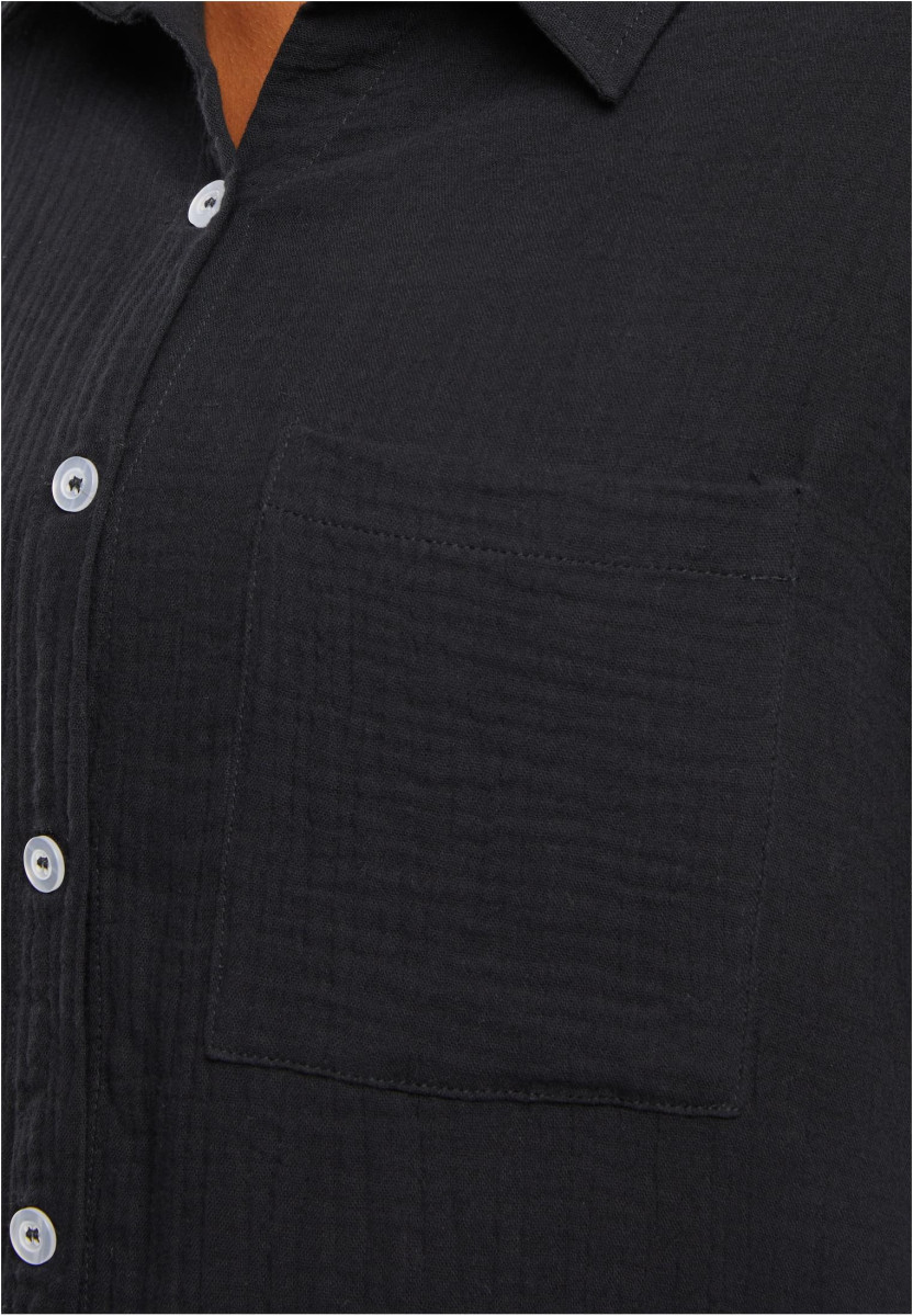 Ladies Oversized Musselin Blouse