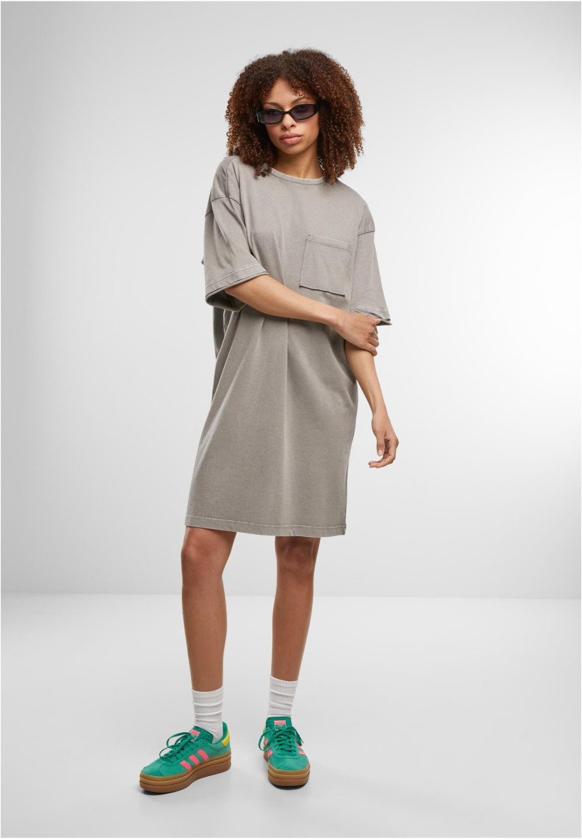 Ladies Washed Jersey T-Shirt Dress