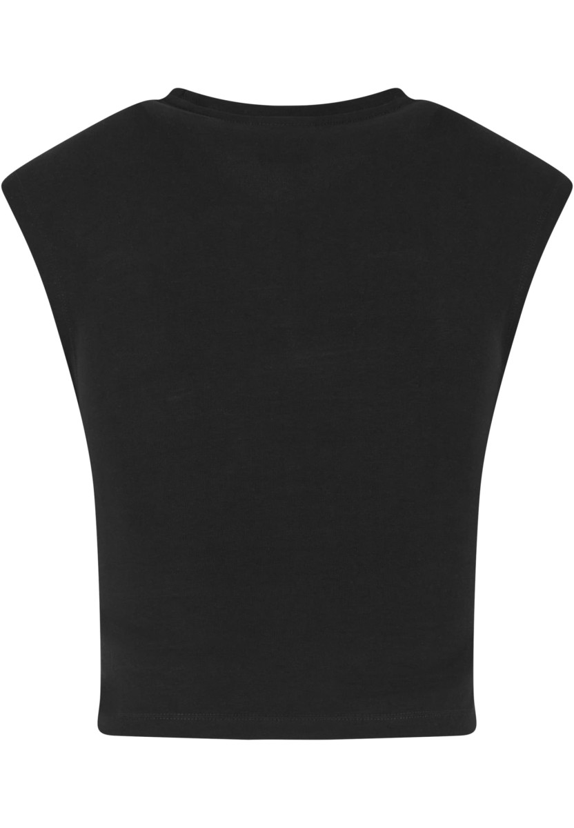 Ladies Cropped Wrapped Top