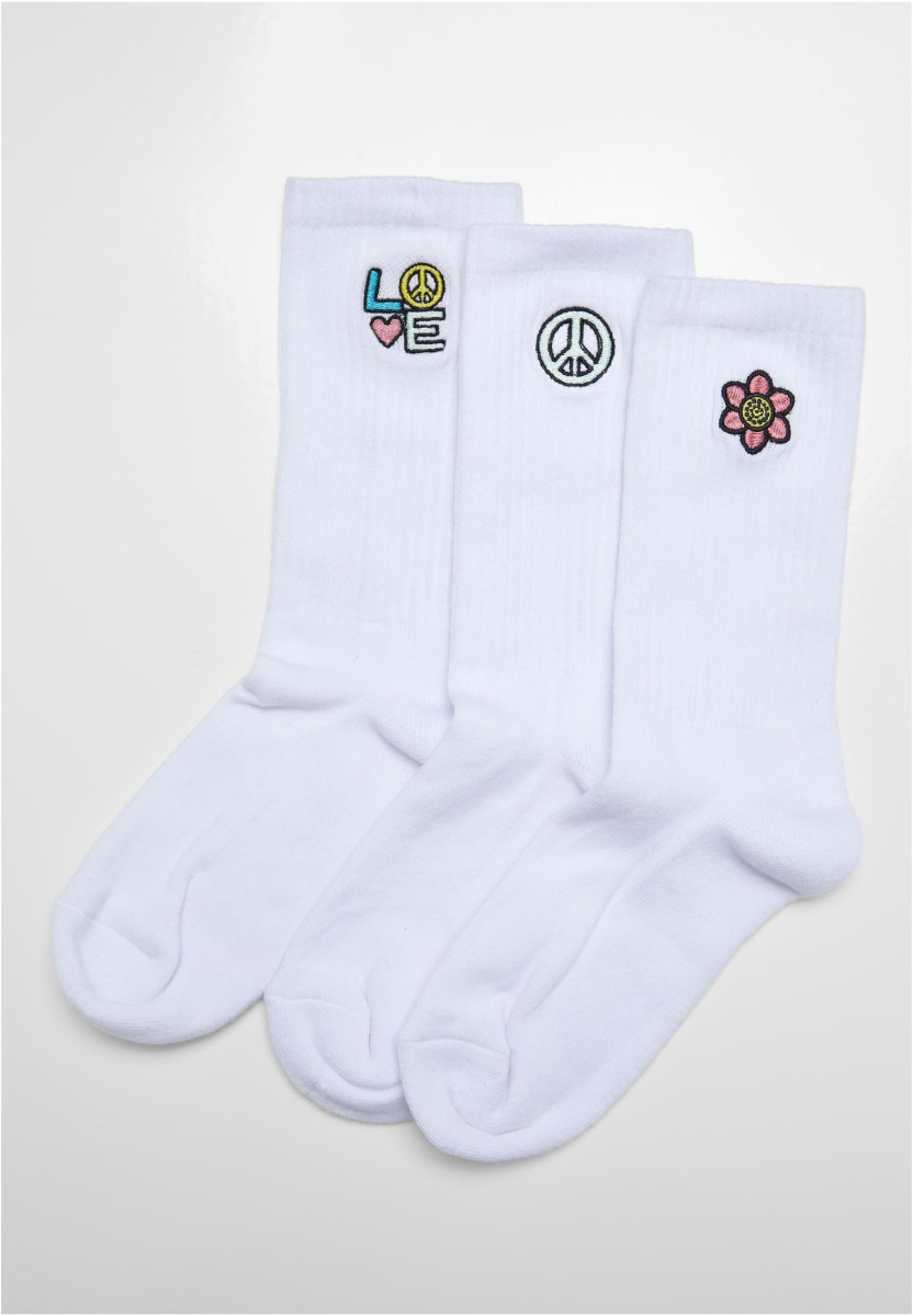 Peace Icon Socks 3-Pack