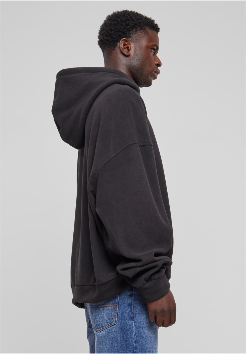 Oversized Polar Fleece Half Zip Hoody