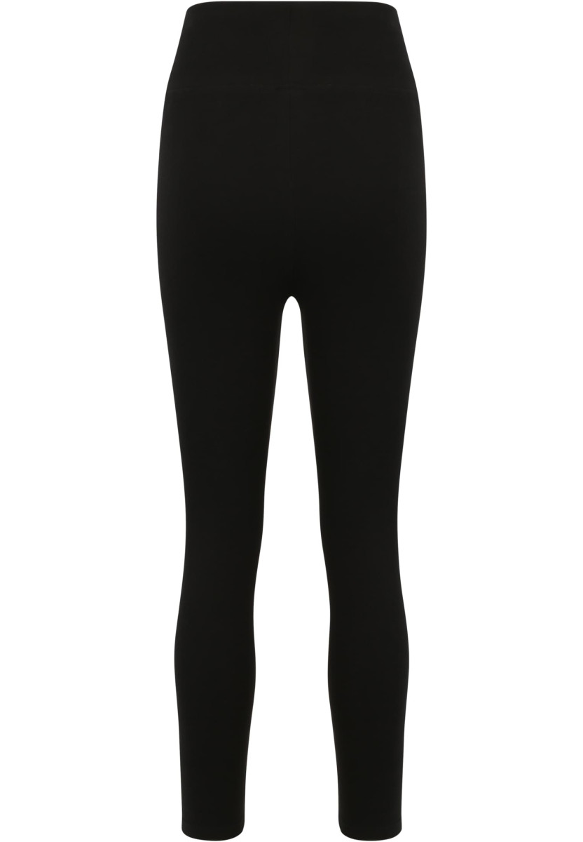 Ladies High Waist Jersey Leggings 2-Pack