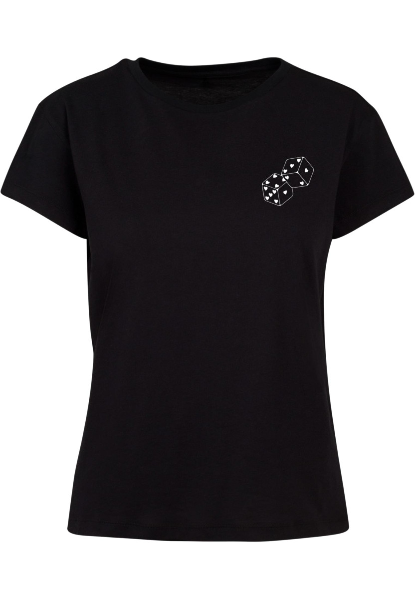 Ladies Hugs & Love - Heart Dice Box Tee