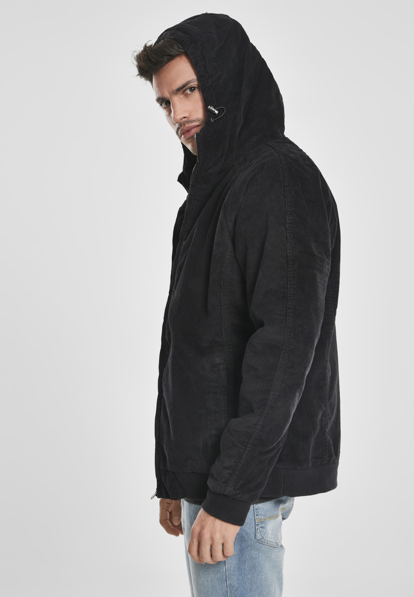 Hooded Corduroy Jacket