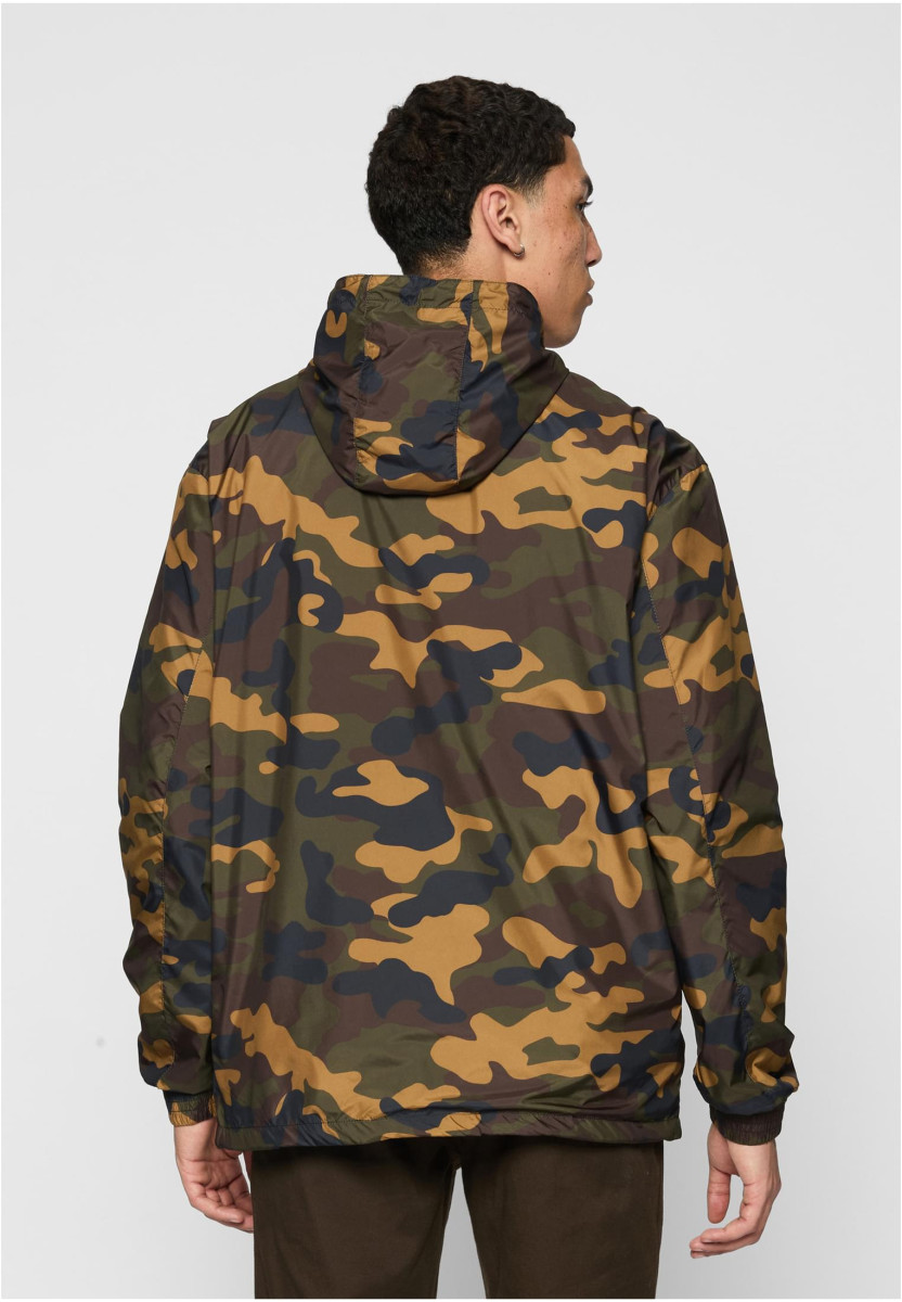 Camo Pull Over Windbreaker