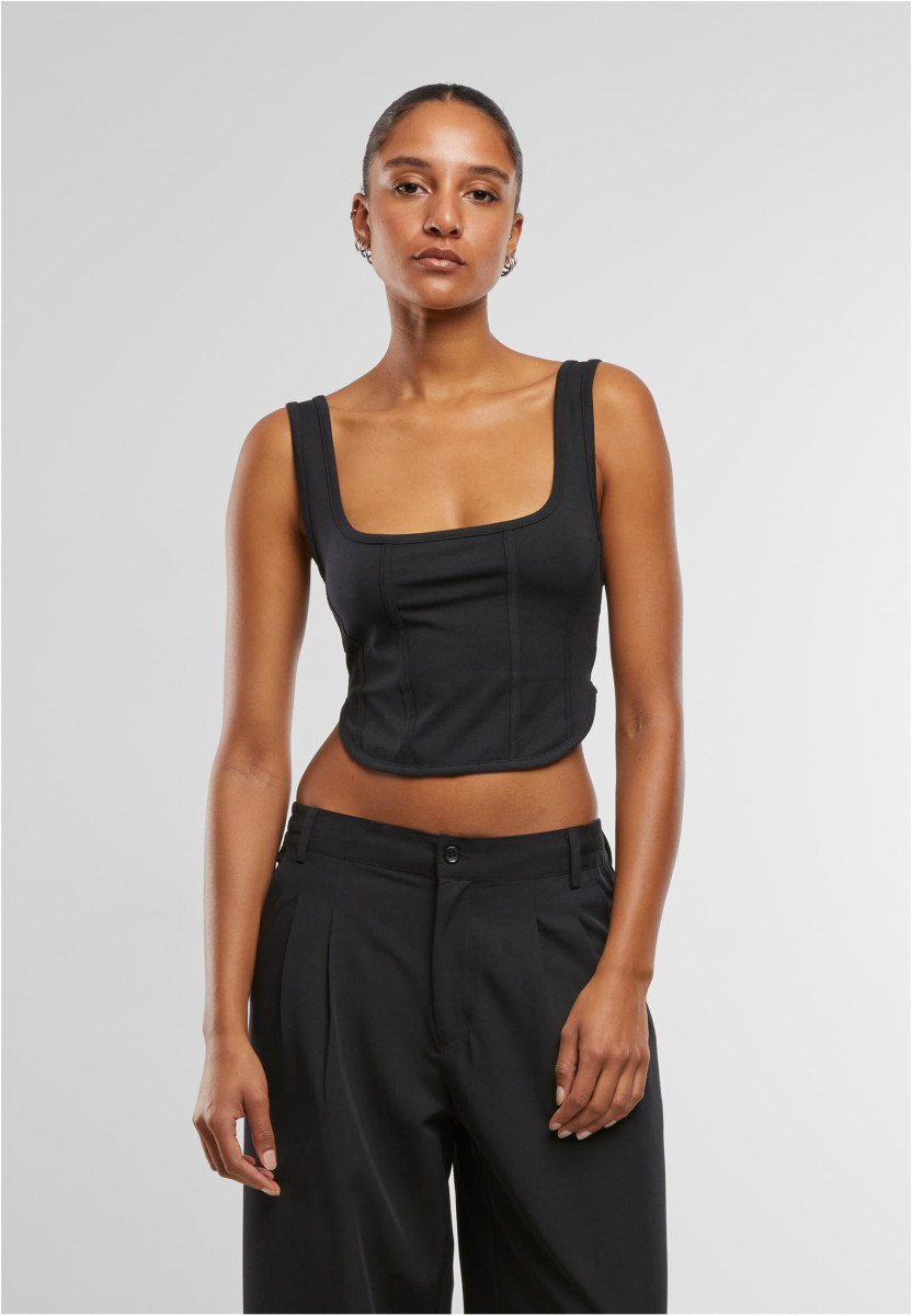 Ladies Jersey Corsage Top