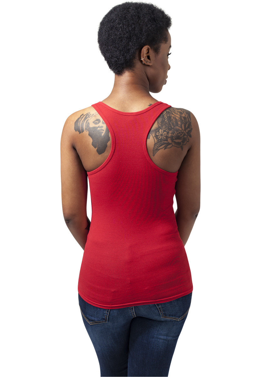 Ladies Button Tanktop