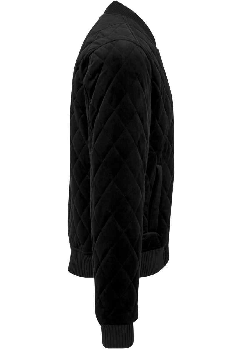Diamond Quilt Velvet Jacket