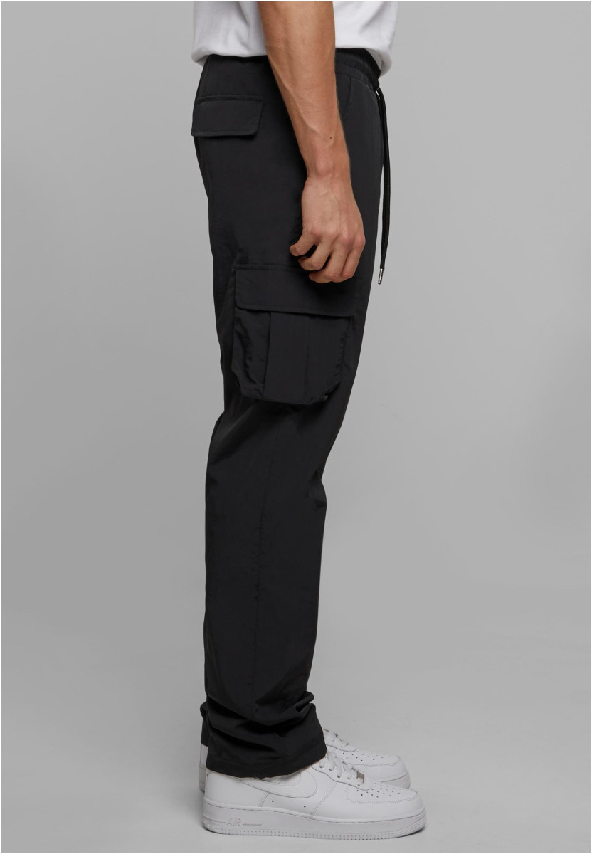 Straight Leg Nylon Cargo Pants