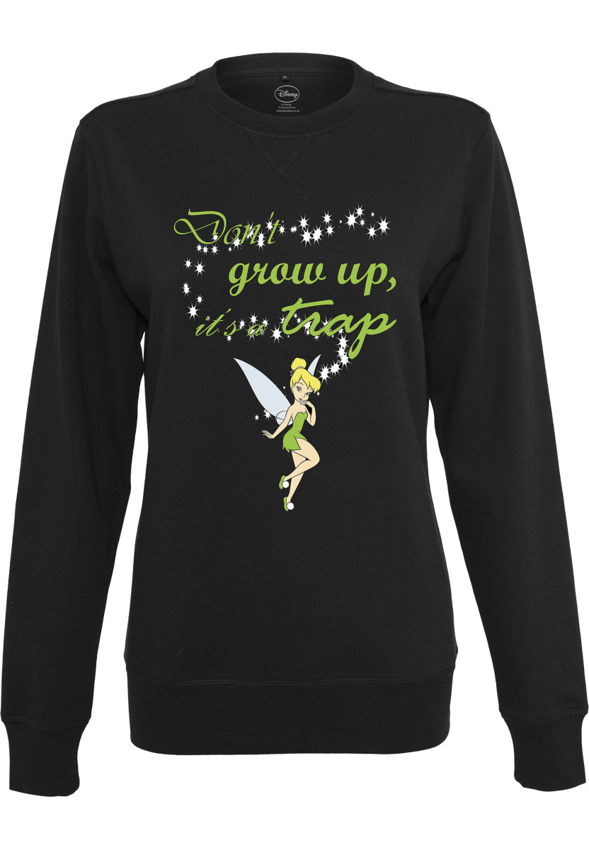 Ladies Tinkerbell Dont Grow Up Crewneck