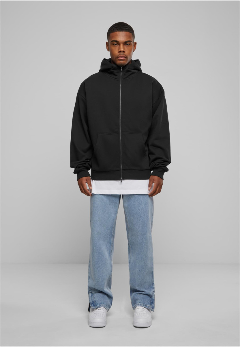 High Neck Zip Hoody