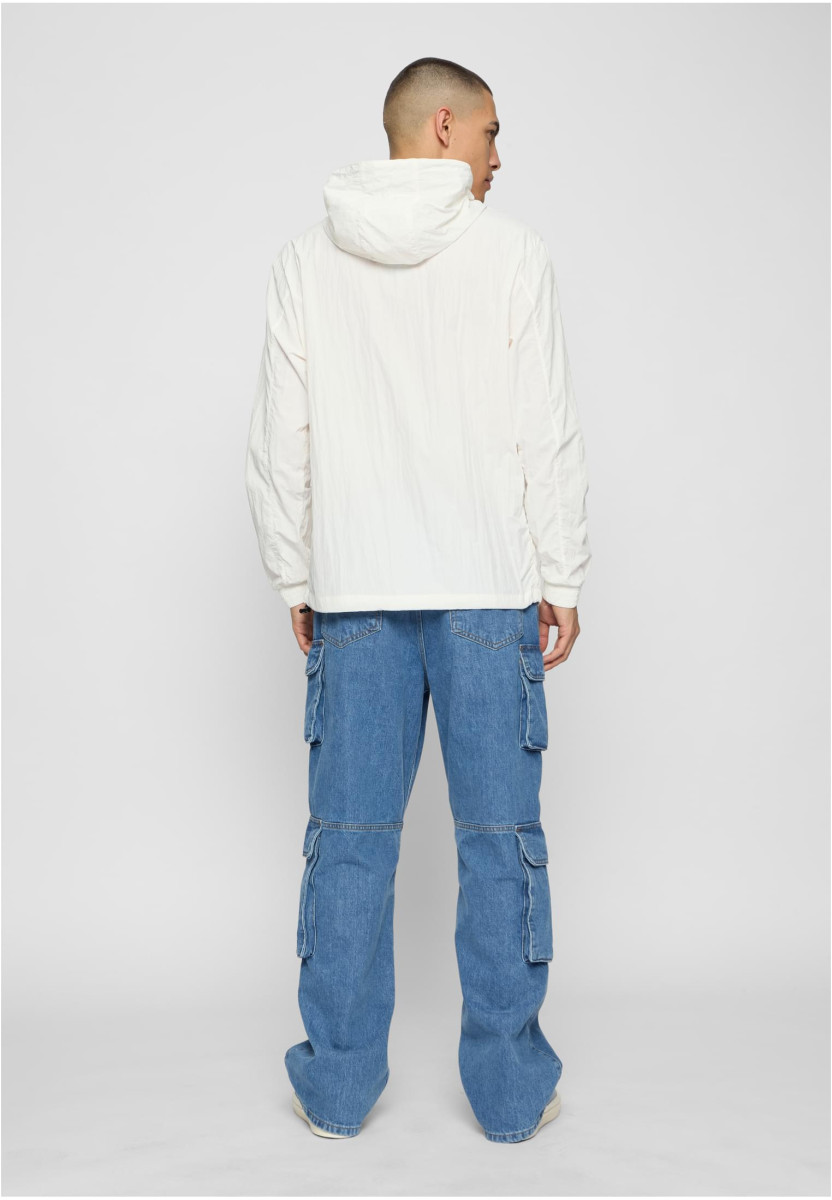 Crinkle Nylon Pull Over Jacket