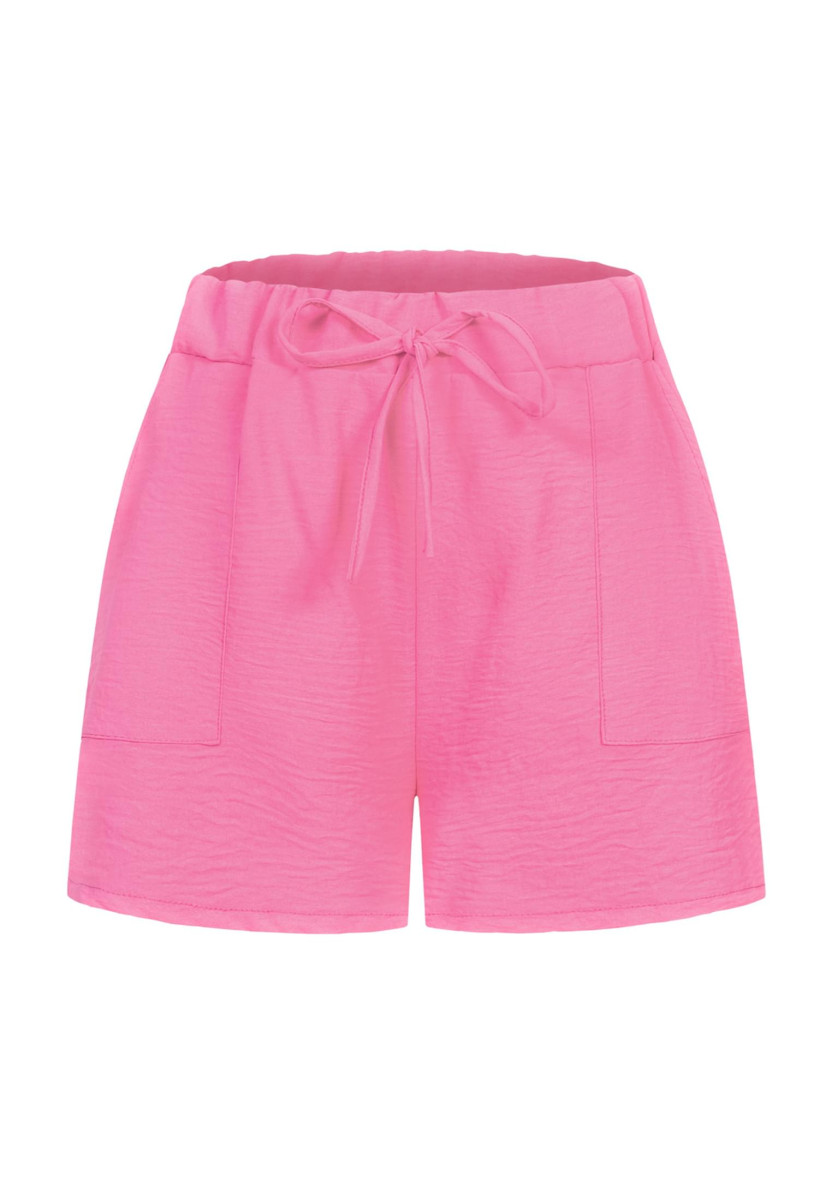 Musselin Shorts m. aufgesetzten Taschen