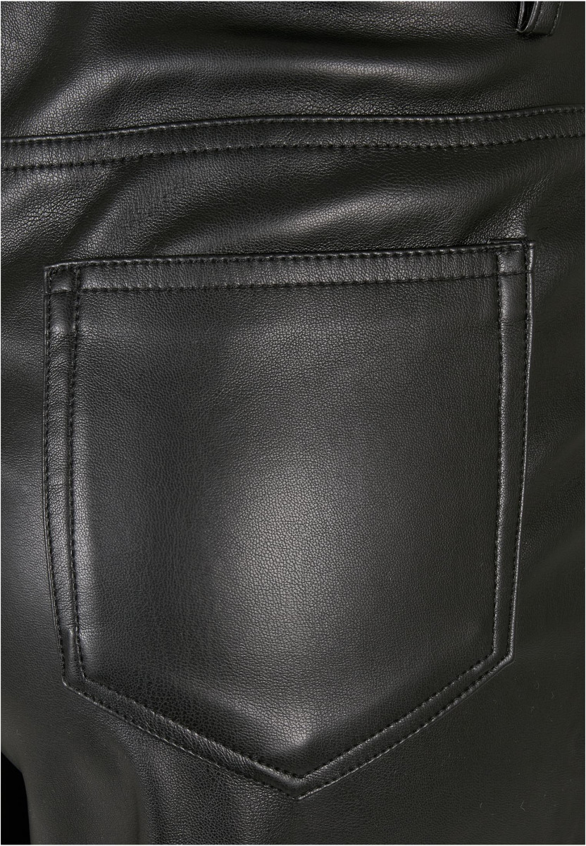 Ladies Faux Leather Wide Leg Pants