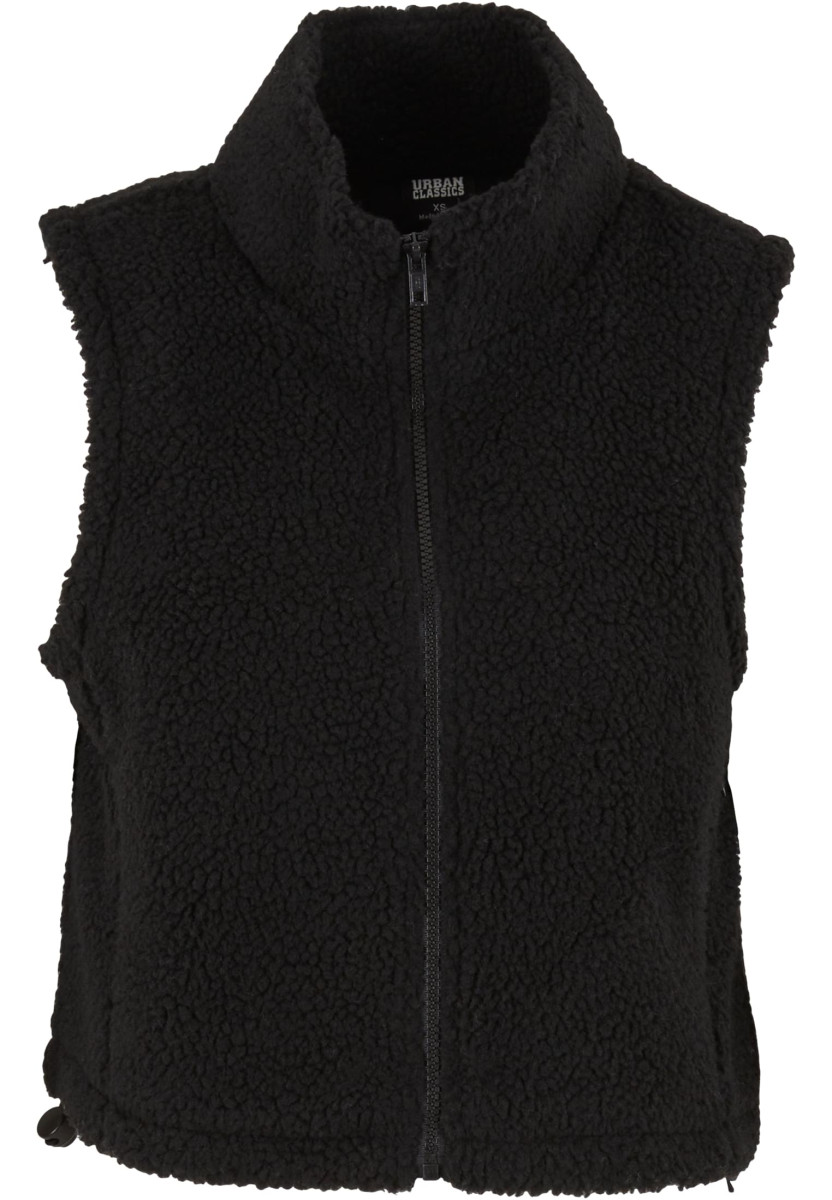 Ladies Short Sherpa Vest