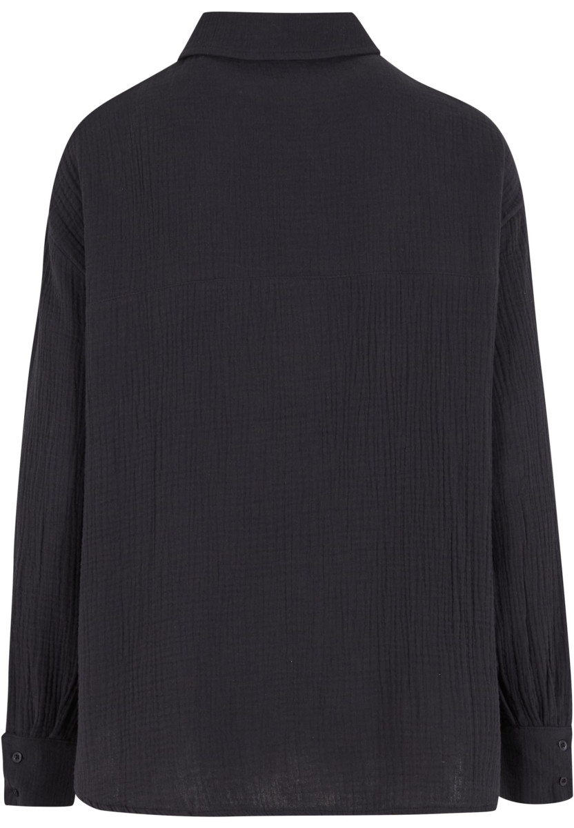 Ladies Oversized Musselin Blouse