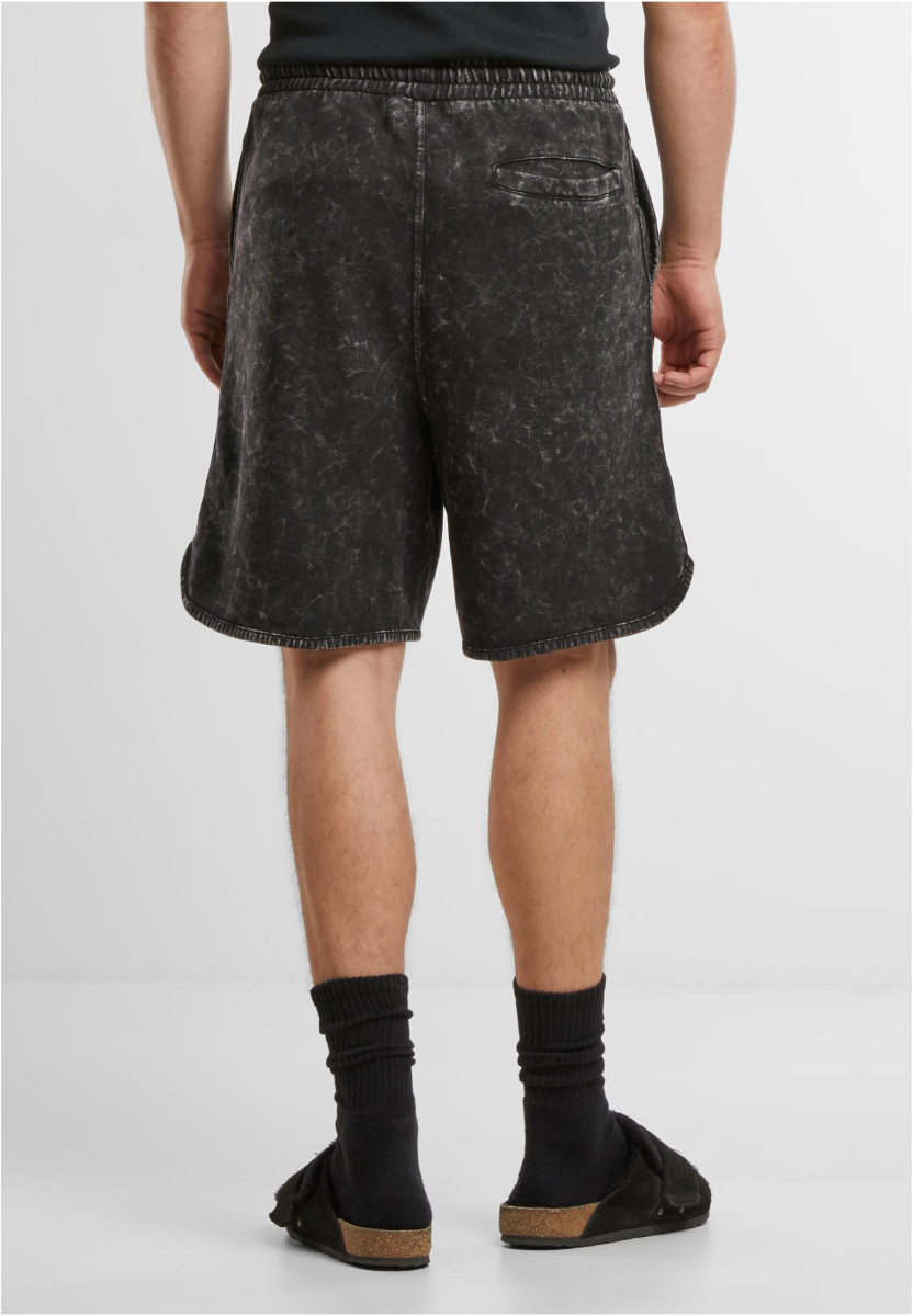Washed Piped Shorts