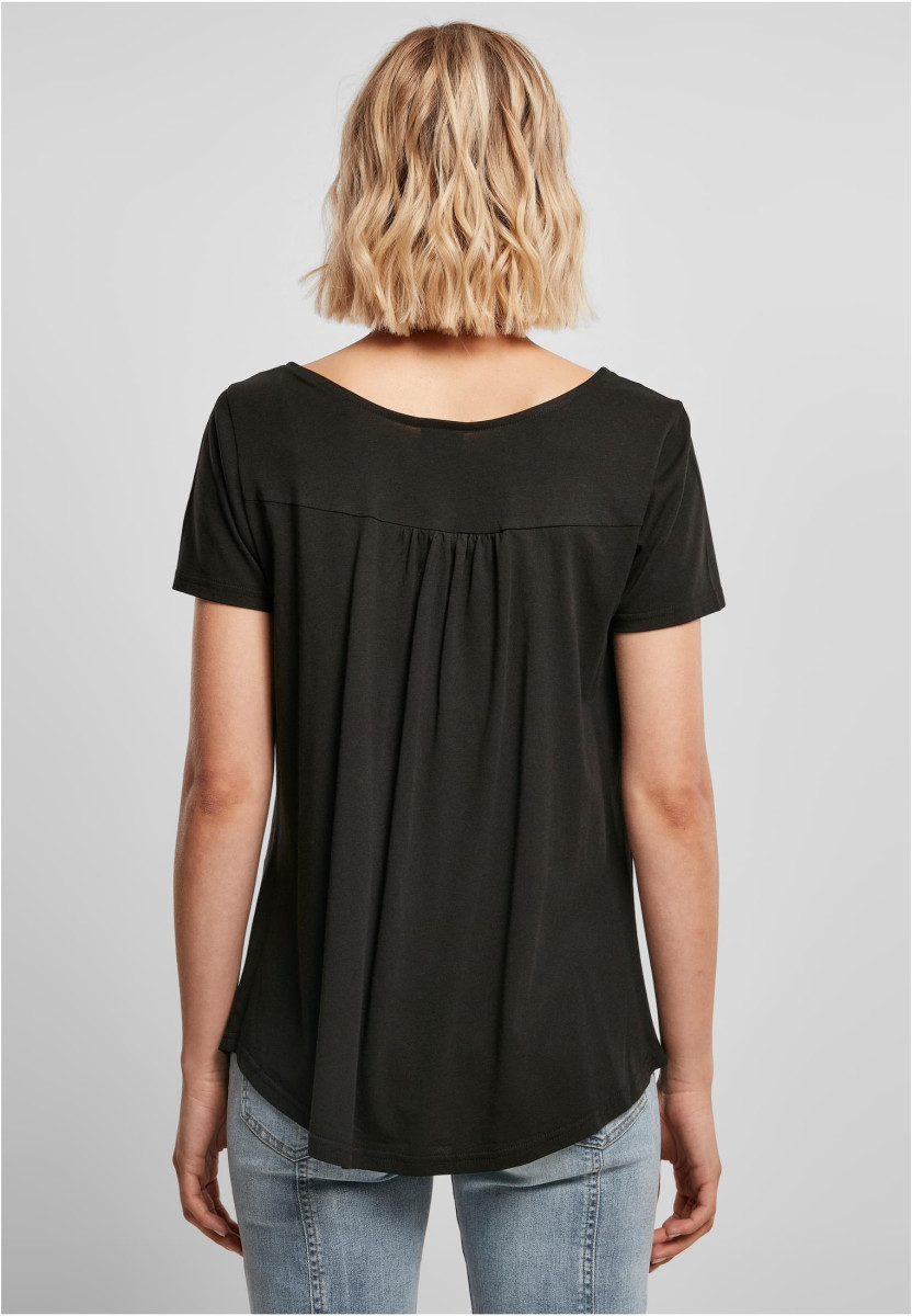 Ladies Viscose Button Up Tee