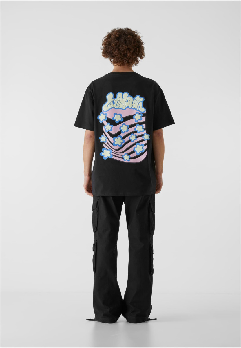 Lost Youth Tee - Flower Waves