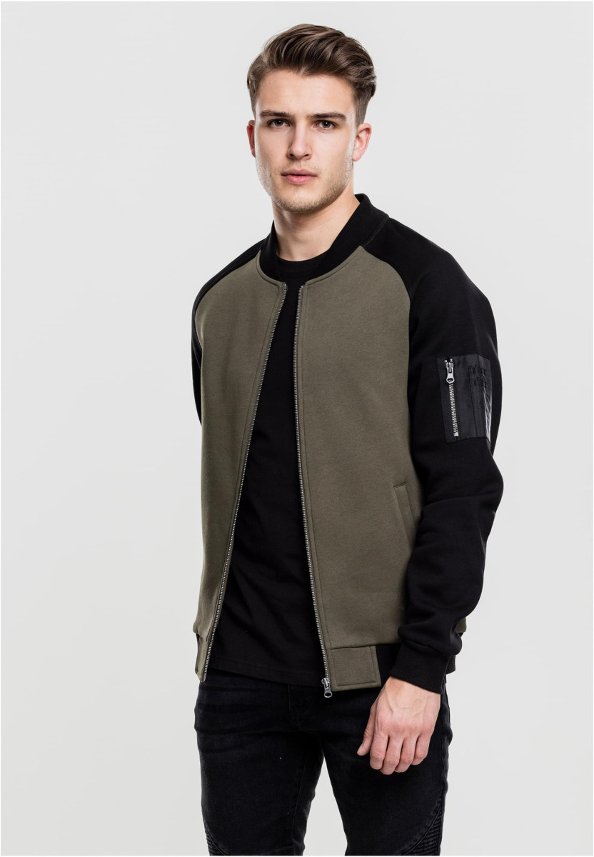 2-Tone Raglan Sweat Bomber