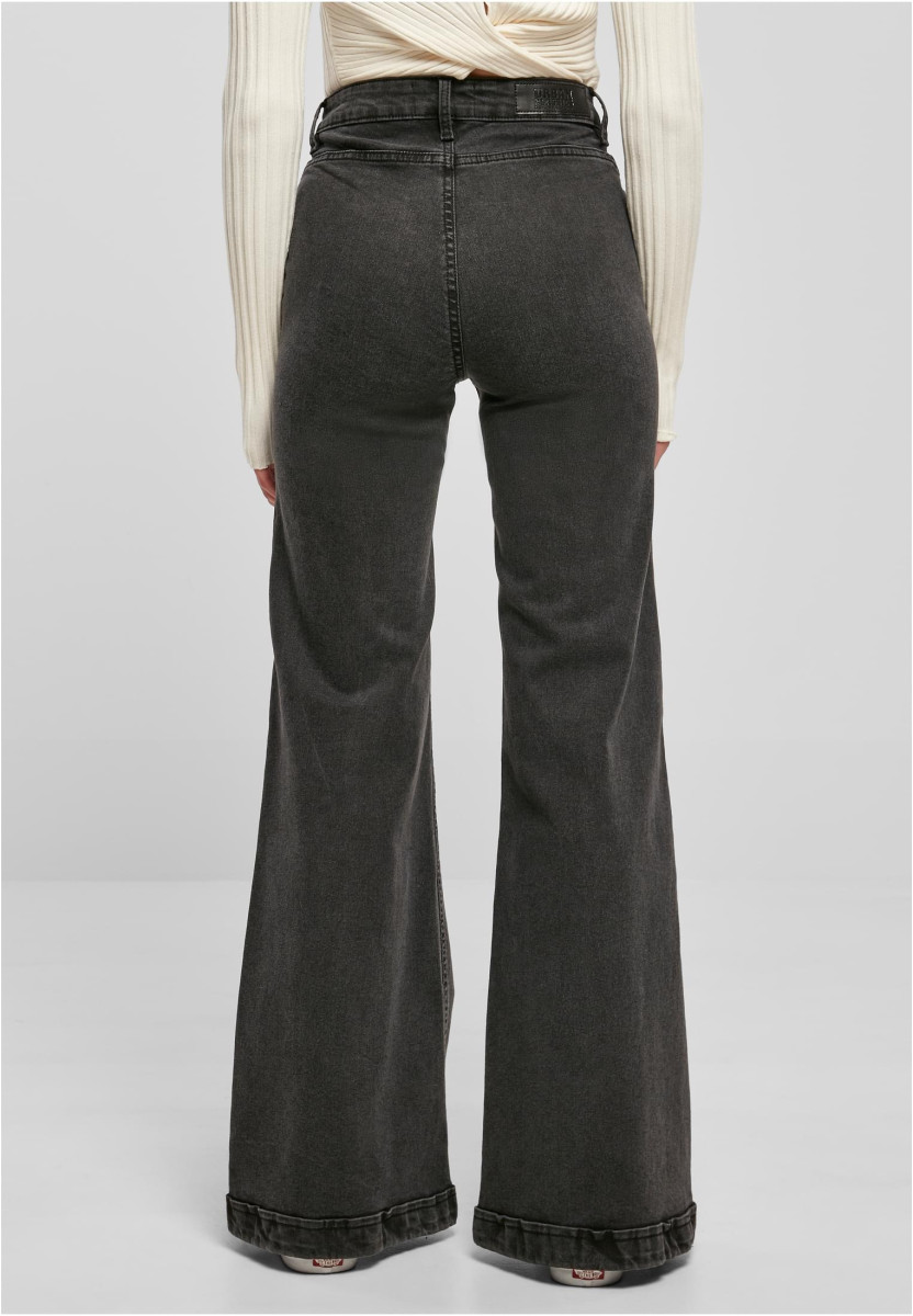 Ladies Vintage Flared Denim Pants