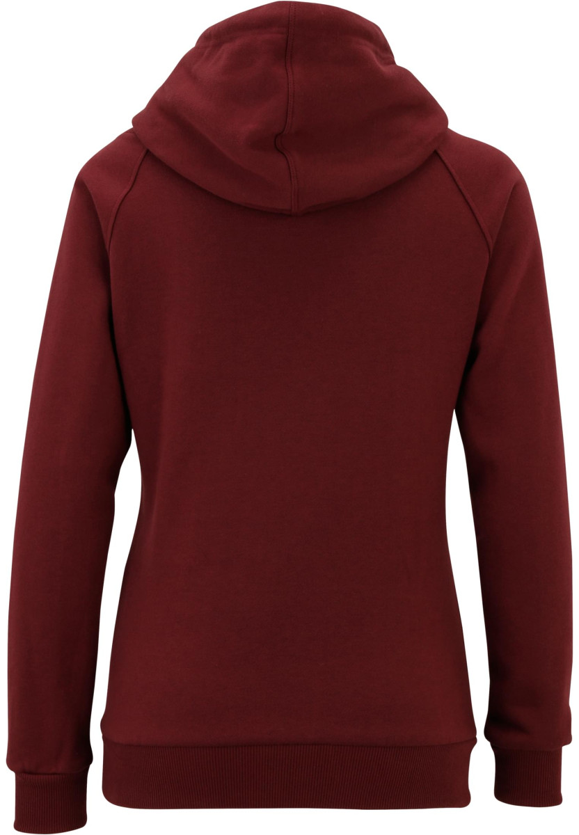 Ladies Raglan High Neck Hoody