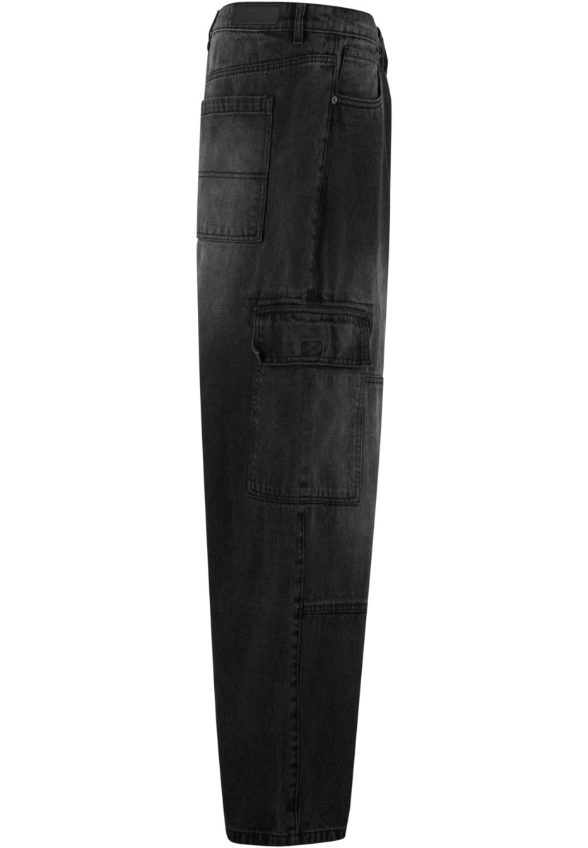 Tapered Heavy Ounce Baggy Cargo Jeans