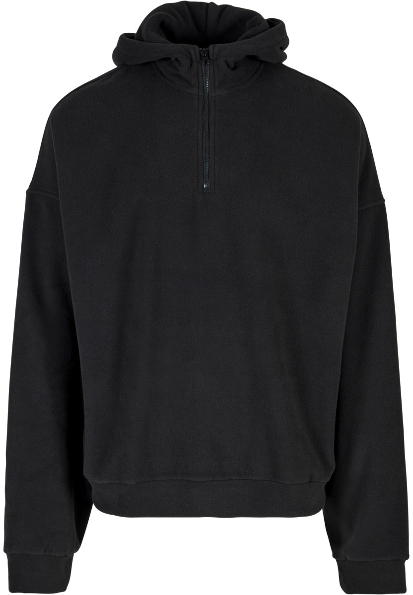 Oversized Polar Fleece Half Zip Hoody