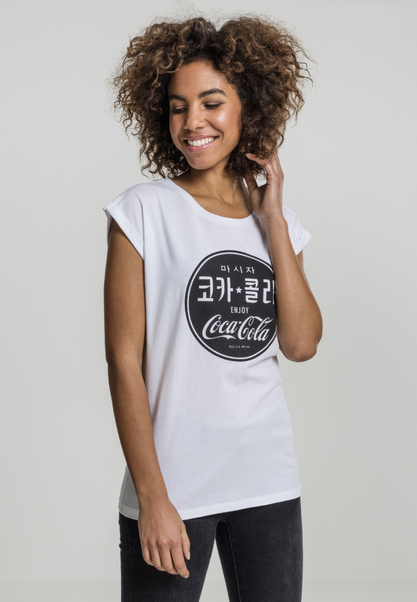 Ladies Coca Cola Korean Black Tee