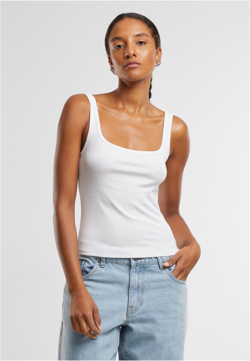 Ladies Wide Neck Rib Top 2-Pack