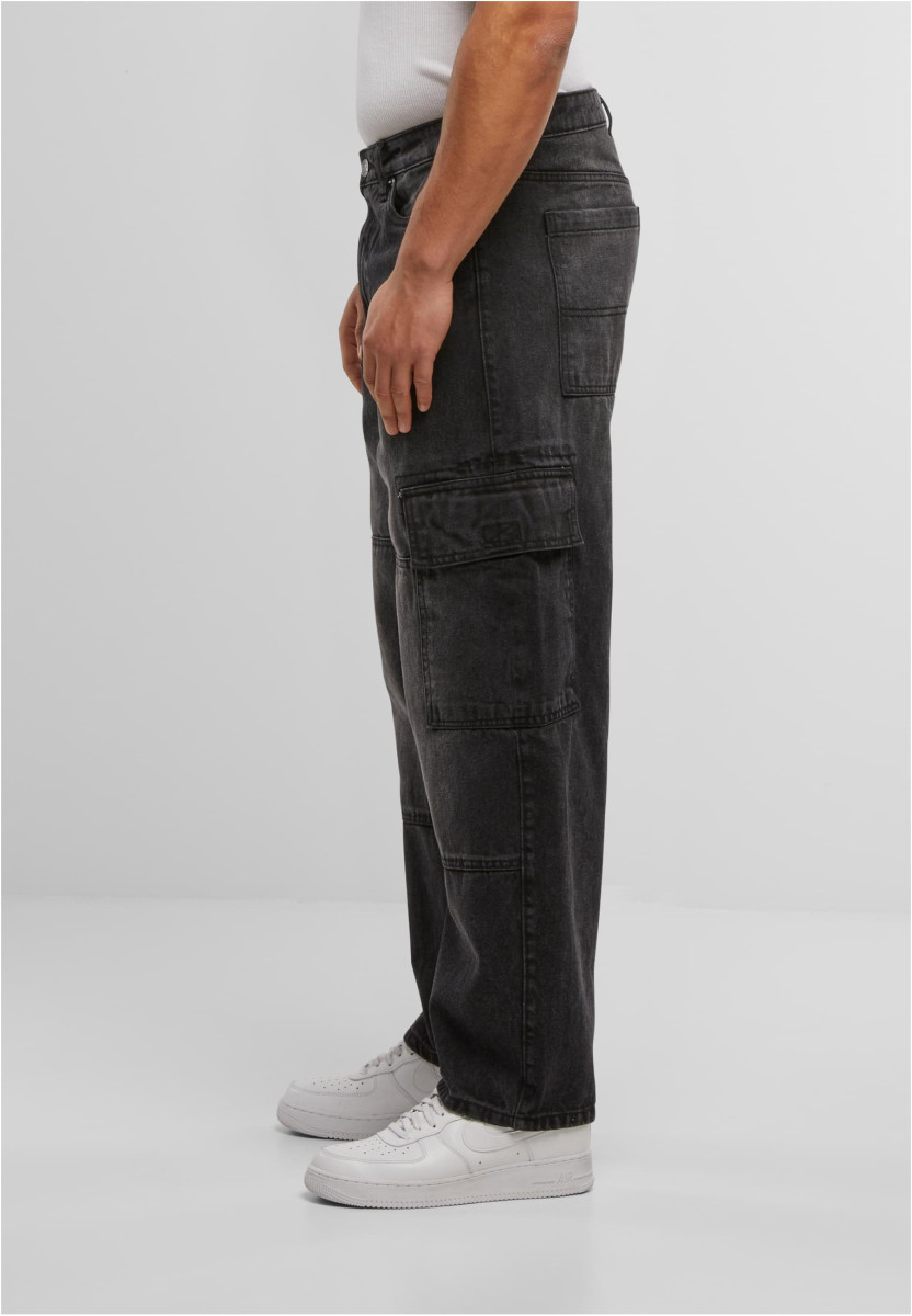 Tapered Heavy Ounce Baggy Cargo Jeans