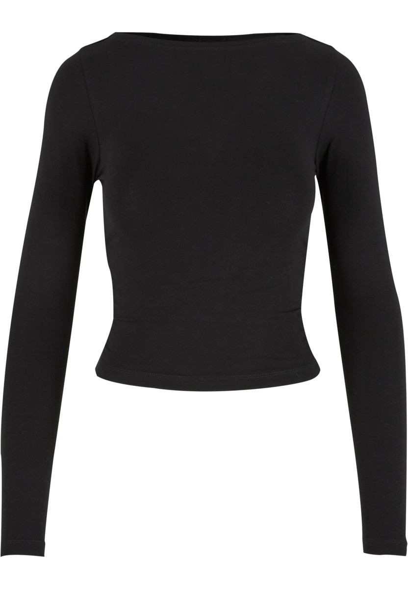 Ladies Ruffled Super Slim Longsleeve